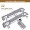 W10712395 Dishwasher Upper Rack Adjuster Metal Kit with 1.25in Wheels