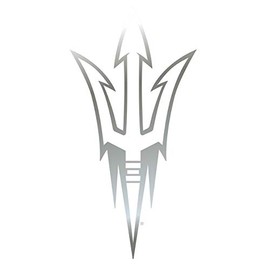 Craftique Arizona State Sun Devils Decal (SIL PITCHFORK DECAL (3",4",6",12"), 4 in)