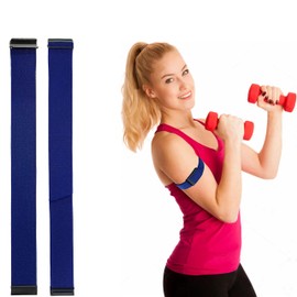 Five Star Online 2Pack Bicep Bands Compatible with Whoop 4.0 for Men Women,15”(38CM) Knit Nylon Arm Bands Ankle Straps Sports Stretchy Comfortable Band