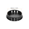 MECCANIXITY 100PCS 42mm(1 5/8") Black Plastic Hole Plugs, Flush Type