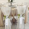 QRZLP 6PCS Wedding Aisle Pew Flowers, Rose Floral Wedding Chair