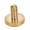 50Pcs Decorative Rivets 50Pcs Slot Flat Head Screws Brass Screw