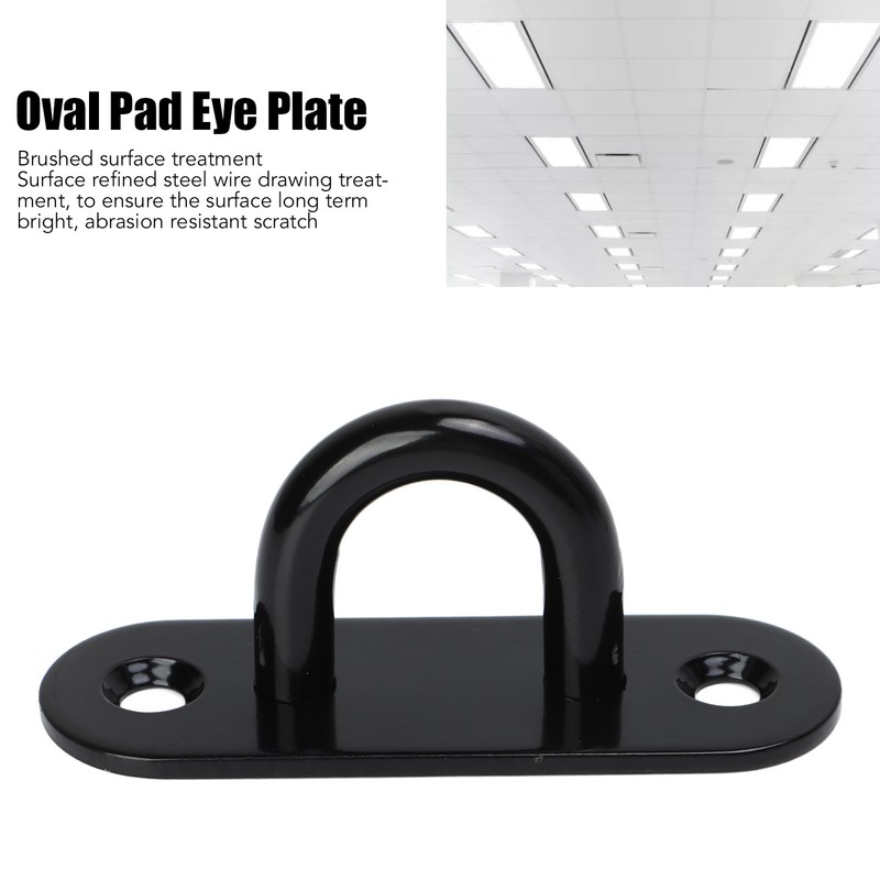 5 PCS Stainless Steel Eye Plate Ceiling Hook Pad Eye