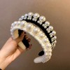 Wiwpar Headbands for Women Pearl Head Bands Hair Accessories No