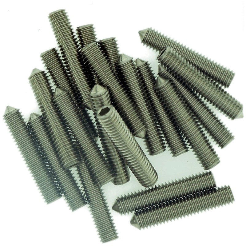 M3 (3mm x 10mm) Hex Socket Grub Screw (Cone Point)