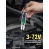 Probador de Circuito Automotriz con Buzón 3-72V Mejorado, Probador de