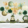 Sage Green Baby Shower Decorations Oh Baby Olive Green Baby
