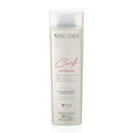 TEC ITALY Curls Gel Definition 300 ml | Gel para Definir Rizos con Fijación Baja a Media | Anti Frizz y Máximo Control | Para Todo Tipo de Cabello Rizado con Bouncy Technology