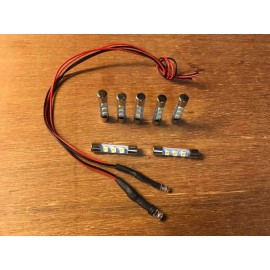 2220B- LAMP KITs (8v COOL BLUE LEDs) RECEIVER METER STEREO DIAL VINTAGE Marantz