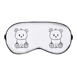 'Cute Teddy Bear' Sleep/Travel Eye Mask (EY00003433)