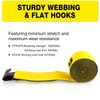Autofonder Truck Straps Flat Hook 4" x 30' 4-Pack 16,200