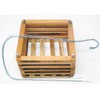 Slat Vanda Orchid Basket. Cedar. 8 Inch with 20 inch