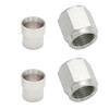 KRD PERFORMANCE Stainless Steel Hardline Fitting 8AN Female Tube Nut