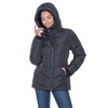 Sebby S.E.B Women's Puffer Jacket with Cozy Faux Fur -