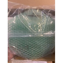 Capital Fresh Wave 3D Urinal Screen, Cucumber Melon Scent, Green Honeycomb Design, 10 Count