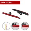 GTINTHEBOX Red Lens LED Bumper Reflector Lights for 2016 2017