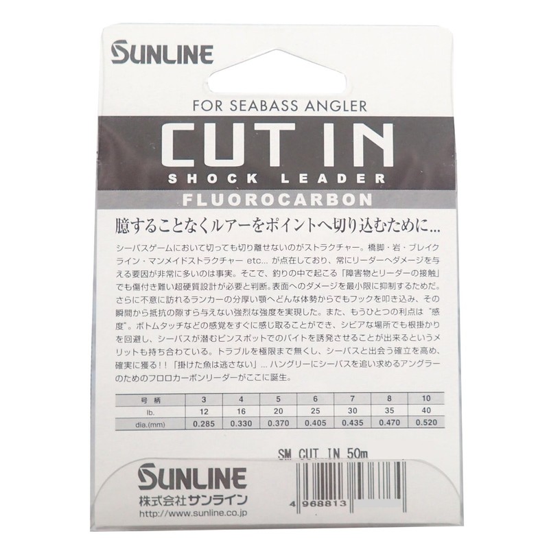 Sun Line soruteximeito Cut 2-in-1 50 m , transparent