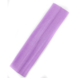 Mytoptrendz® 2 PCS Plain Fabric Headbands Wide Soft Stretchy Kylie Hair Bands Bandeau Plain Thin For Ladies Girls Sports, Gym, School, Dance(Lilac)