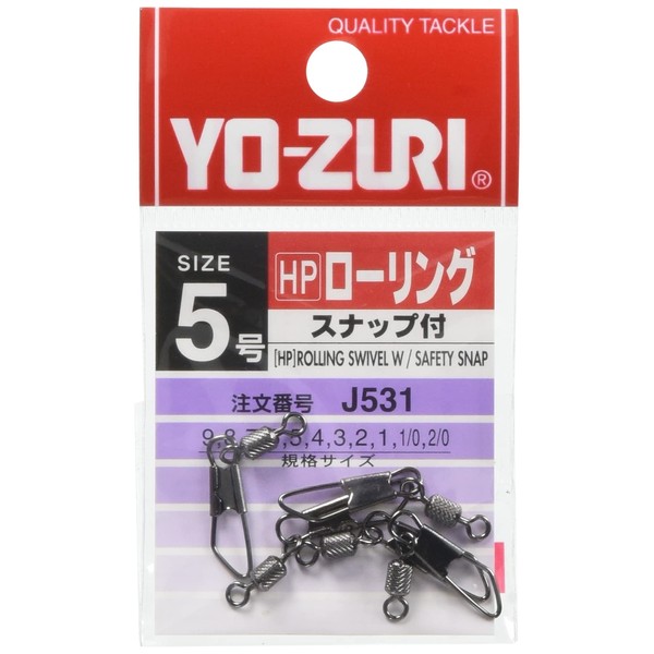YO-ZURI(ヨーヅリ) 雑品・小物: [HP]ローリングスナップ付黒 5号