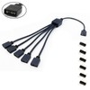 Jstincal 1-to-5 ARGB Splitter Cable, ARGB Cable, 5V 3 Pin