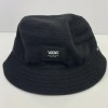 VANS Patch Bucket Unisex Hat Cotton Black White VN000BK3BLK Size
