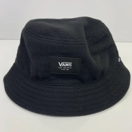 VANS Patch Bucket Unisex Hat Cotton Black White VN000BK3BLK Size S/M