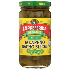La Preferida Organic Jalapeno Nacho Slices,11.5 ounce (Mild, Pack of 6)