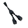 ENATECLITE 3 Prong Power Cord 1 to 2 Outlet Splitter,3-Way