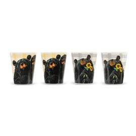 Big Sky Carvers Bearfoots Bear Li'l Cub Cups-Set of 4