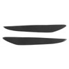 2pcs Carbon Fiber Headlight Eyebrow Eyelid Cover Wear Resistant Fit