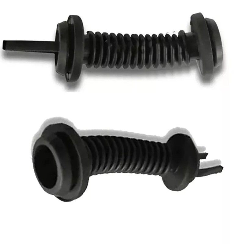 2Pcs 30MMx30MM Car Wire Harness Door Tube Dust-Proof Tube Black