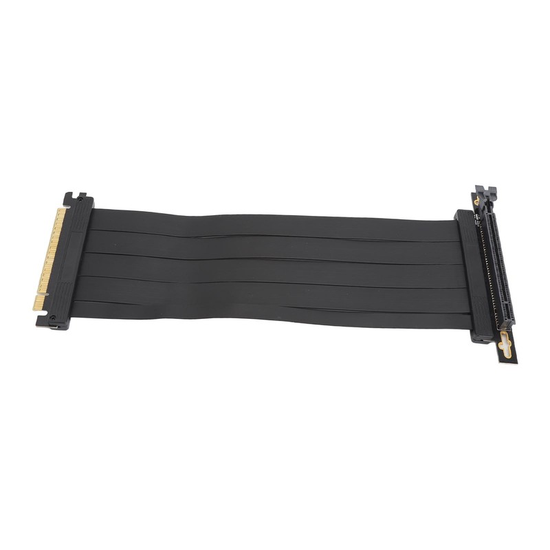 PCIE4.0 X16 Riser Cable 9.8in Length Right Angle High Speed