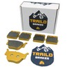 Traild Ceramic Brake Pad Set for Honda Rancher/Foreman Rubicon TRX420/TRX500/TRX520