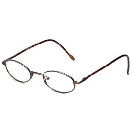 Calabria Flex Plus KIDS 84 Oval Reading Glasses +6.00 Brown Girls