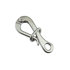 JY-MARINE Pelican Hook Quick Release Hook 316 Stainless Steel Marine Grade for Lifeboats, Liferafts 4"(100mm)