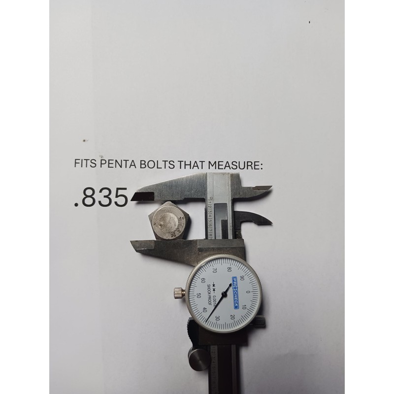 WHITE USA- 3/4 PENTA SOCKET, 1/2 DRIVE, P3524