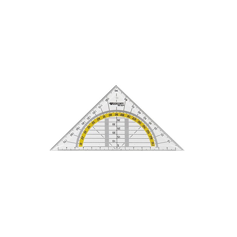 Westcott E-10130 00-I Ruler Plastic, 14 cm, Pack of 20,