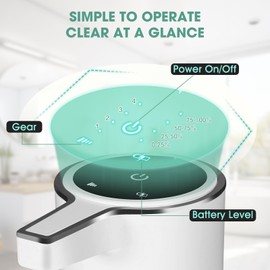 Touchless Automatic Soap Dispenser, 2 Pack Smart Sensor Foam Hand Wash Dispenser, USB Rechargeable & Adjustable Customizable for Bathroom Countertop Kitchen Sink, 13.5 oz White