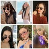 LASPOR Polarized Heart Sunglasses For Women Love Heart Shaped Sunglasses