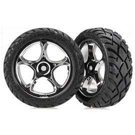 Traxxas 2479R Mounted Anaconda Tires on Tracer Front Wheels, Bandit