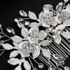 Lismyakey Wedding Hair Comb Clip Handmade Rhinestone Bridal Hair Comb