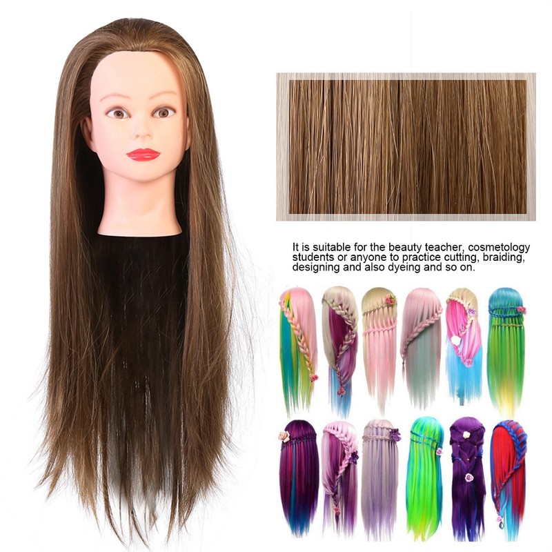 Hair Salon Cosmetology Hairdressing Practice Head Mannequin Dolls Salon Tools