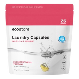 ecostore Laundry Capsules - Wild Lily & Jasmine, 26 Capsules