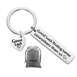 Nekoki Colleague Leaving Gift Good Luck Finding Better Coworkers Than Us Keychain Jewelry Farewell Gift Goodbye Gift Good Luck Colleagues Gift
