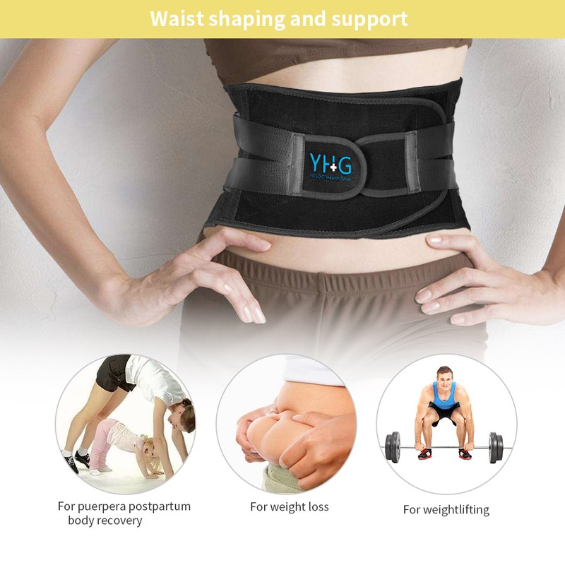 Posture Therapy Lumbar Brace Belt Lower Back Brace with Support