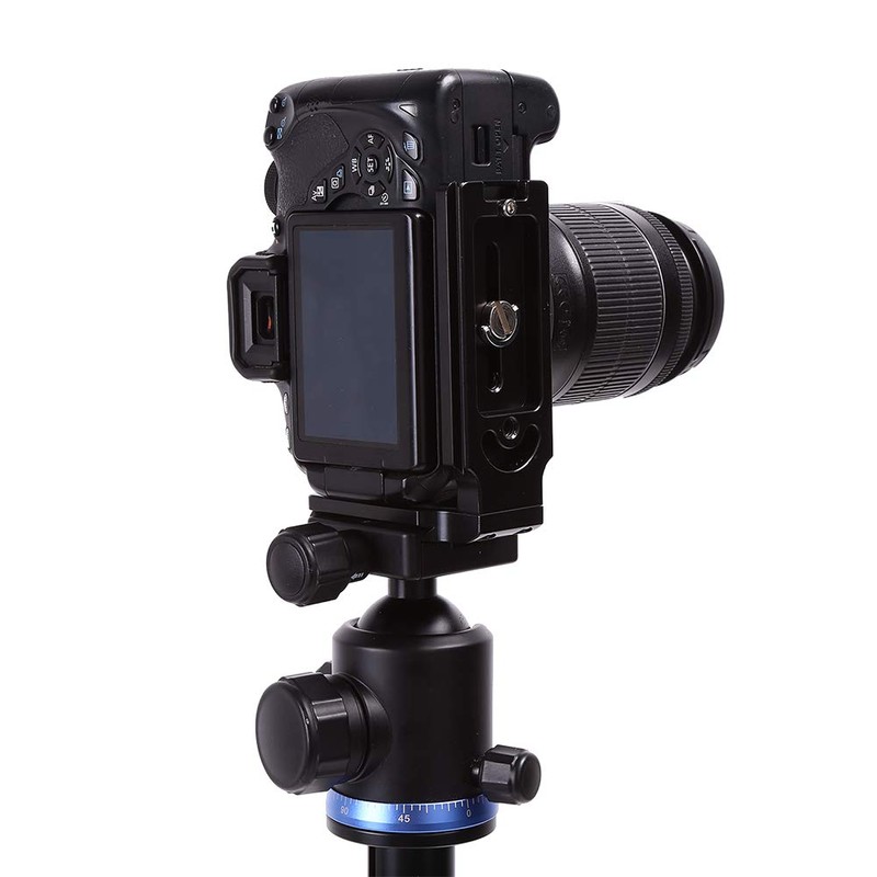 Akozon D500 L Bracket, Quick Release Vertical L Bracket Plate