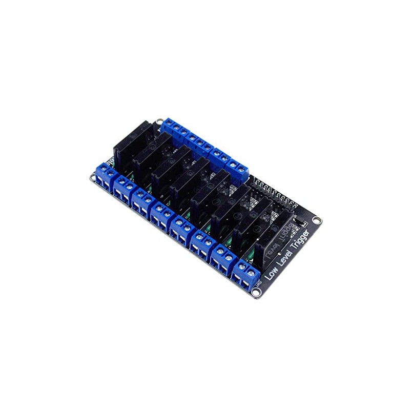 5V 12V 24V 8 Channels SSR Low Level Trigger Solid