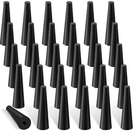 Riakrum 60 Pcs Pool Solar Panels Repair Plugs Solar Pool Heater Repair Kit Pool Solar Plugs for Solar Swimming Pool Heater Panels, Black (0.250)