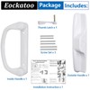Eockatoo Sliding Glass Patio Door Handle Replacement Set Only Non-Keyed