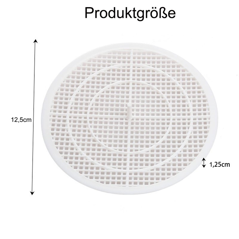 Catelves Pack of 2 Shower Strainer Hair Catcher Shower Drain